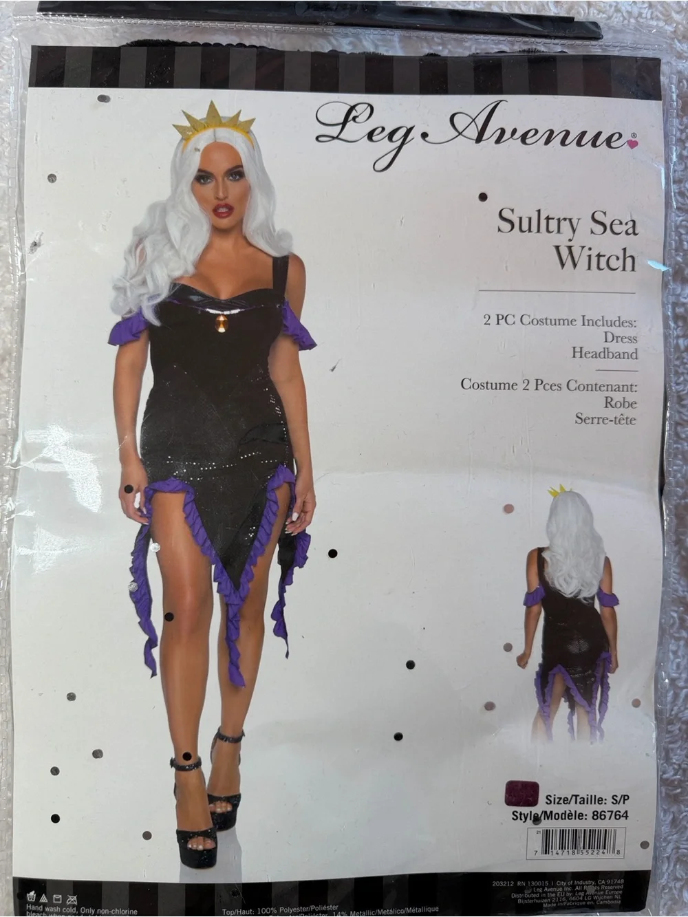 Leg Avenue Sultry Sea Witch Costume - Picture 3 of 7
